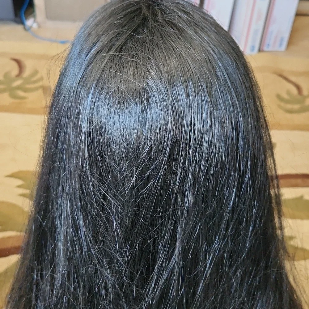 Black wig 24 in long